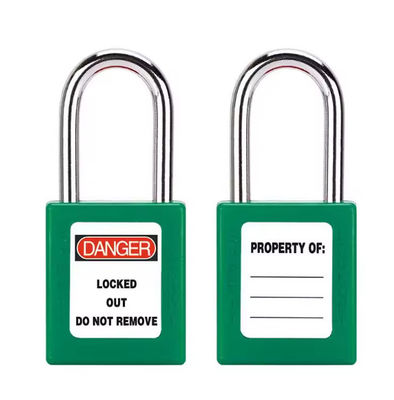 Πολυλειτουργία Loto Lockout Tagout Padlocks ABS πλαστικό πράσινο κόκκινο
